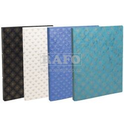 Desky A4 Exacompta NeoDeco, 4 kroužkové, 20 mm, prešpánové