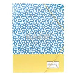 Desky B4 s gumou Flowers, karton