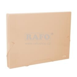 Desky na spisy s gumou A4, pastelově růžové