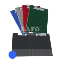 Desky A4 s klipem, dvojité, modré