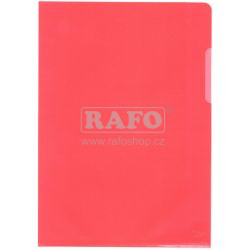 Fólie A4, L, Donau, průhledná, matná, měkká, červená