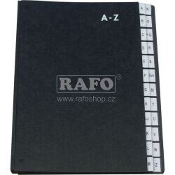 Třídící kniha Q-Connect A4, A-Z, černá