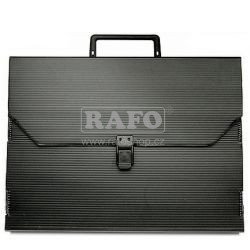 Diplomatka A4, černá, 35 x 25 x 5 cm