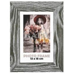 Dřevěný rámeček Narvik plexi, 13 x 18 cm, tmavě hnědý