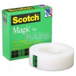 Lepicí páska 19 mm x 33 m, Scotch Magic Tape 810