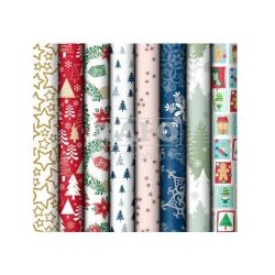 Balicí papír dárkový vánoční 70 cm x 5 m, různé motivy