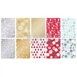 Dárkový papír vánoční, 70 x 200 cm, různé motivy