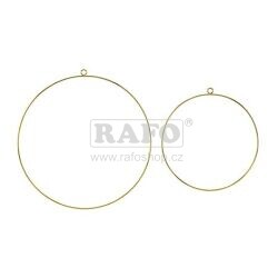 Dekorační závěs Kruh metal, 2 ks