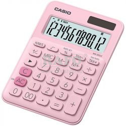 Stolní kalkulačka Casio MS-20UC, světle růžová
