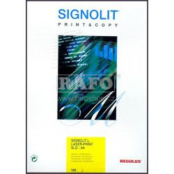 Fólie Signolit SLZ nesamolepící, čirá, matná A4, pro laser tisk, 100 ks