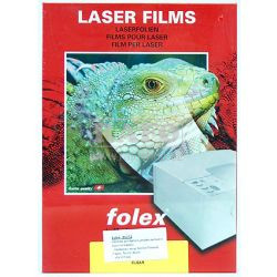 Fólie Folex nesamolepící, čirá A4, 100 l., pro laser tisk