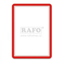 Samolepicí rámeček A4 Tarifold Magneto, 2 ks, červený