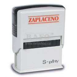 Razítko Trodat 4911 s textem: ZAPLACENO