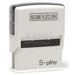 Razítko Trodat 4911 s textem: NEJSME PLÁTCI DPH