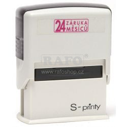 Razítko Trodat 4911 s textem: Záruka 24 měsíců