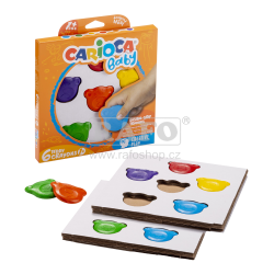Voskovky Carioca Baby Teddy 1+, 6 barev