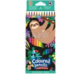 Pastelky Colorino Wildkid, trojhranné, 12 barev