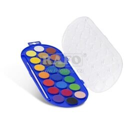 Vodové barvy PRIMO velké, 22 barev + štětec