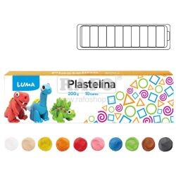 Plastelína Luma, 10 barev, 200 g
