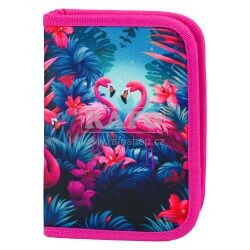 Penál jednopatrový Plameňáci