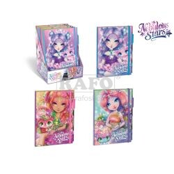 Deníček Nebulous Stars s černými stránkami