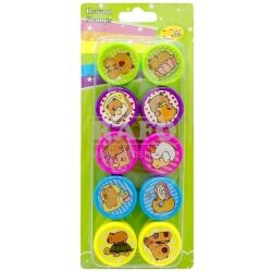 Sada dětských razítek: Kapybara, 10 ks