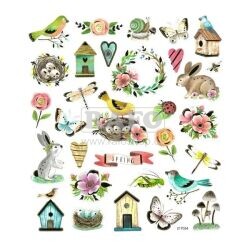 Samolepky ozdobné Spring, 31 ks