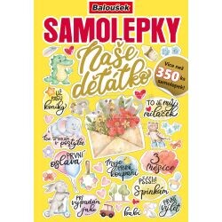 Samolepkový sešit - Naše děťátko, 350 ks