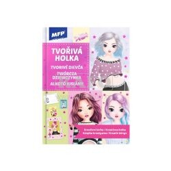 Kreativní kniha Tvořivá holka, 21 x 28 cm
