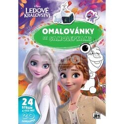 Omalovánky A4 se samolepkami - Ledové království 2 (Frozen)