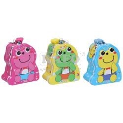 Pokladnička dětská plechová Žába