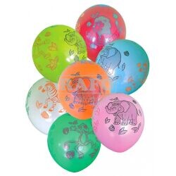 Balónky safari, 7 ks