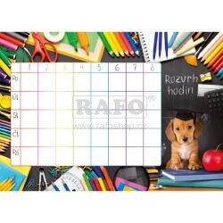 Rozvrh hodin Pejsek ve škole