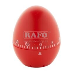 Kuchyňská minutka - vajíčko, červená