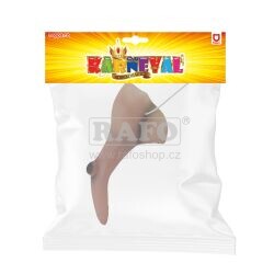 Čarodějnický nos na gumičce