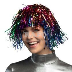 Paruka leské lamety, duhová