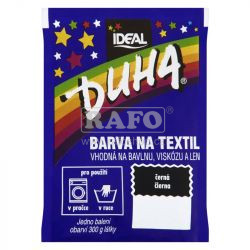 Barva na textil Duha černá, 15 g