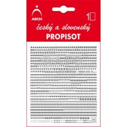 Propisot písmena 2 mm, černý