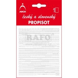 Propisot písmena 3 mm, bílý