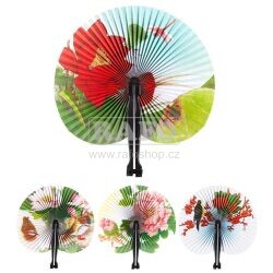 Vějíř Čínský, papírový, 15 cm