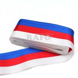 Stuha trikolora 70 mm x 10 m