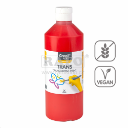 Transparentní barva Creall Trans, 500 ml, červená