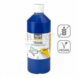 Transparentní barva Creall Trans, 500 ml, modrá