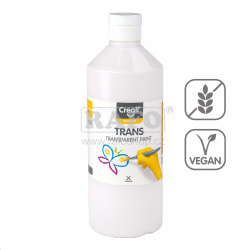 Transparentní barva Creall Trans, 500 ml, bílá