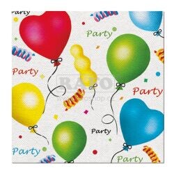 Ubrousky Velká party, 40 x 40 cm, 50 ks