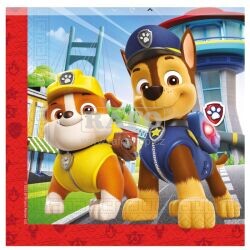 Ubrousky Tlapková patrola, 33 x 33 cm, 20 ks