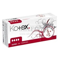 Kotex tampony super, 16 ks