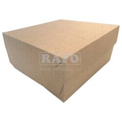 Dortová KRAFT krabice 28 x 28 x 10 cm