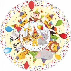 Dortová podložka designová, Dětská party, 28 cm