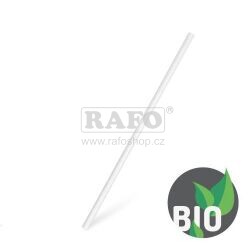 Brčka papírová bílá, 20 cm, 100 ks